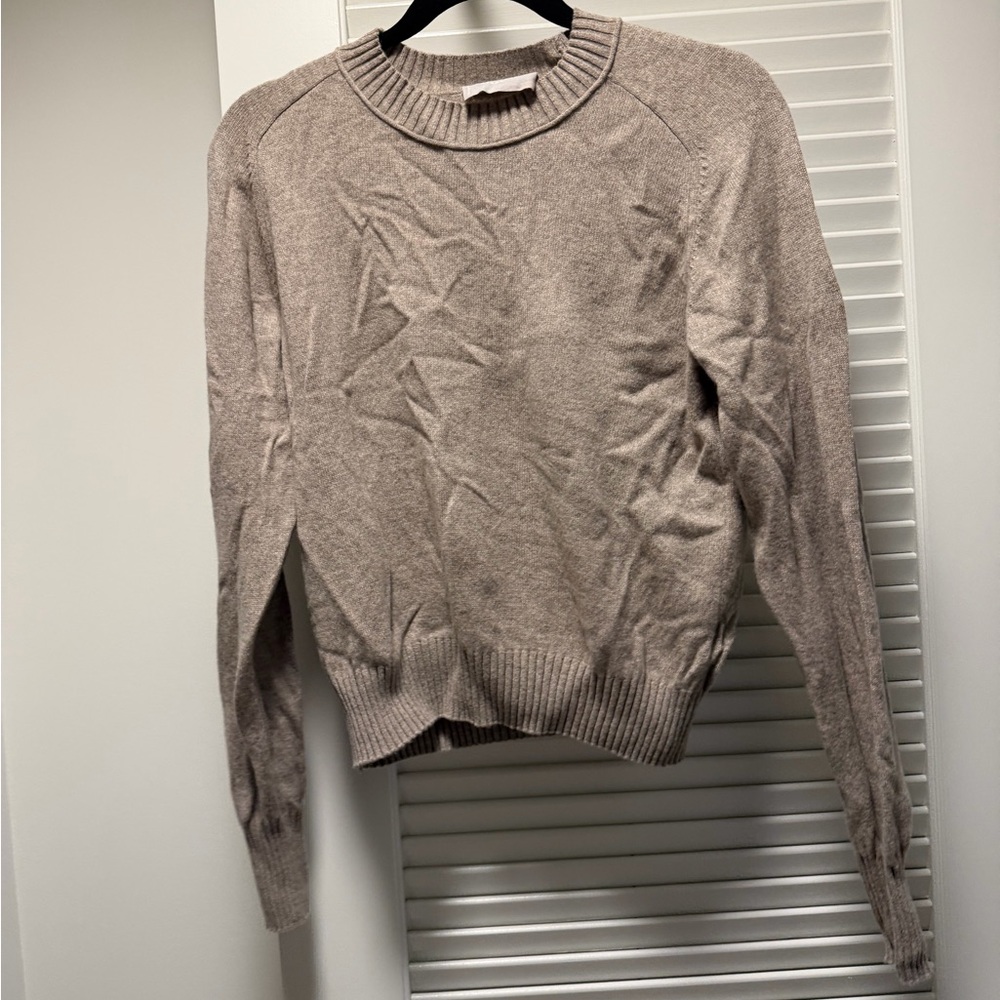 Everlane Women's Crew Neck Sweater - Taupe
